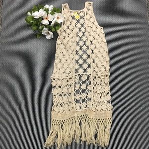 NWT Gorgeous Extra Long Floral Vest